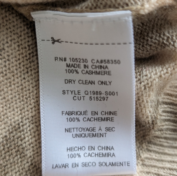 Like new S Equipment cashmere heart patterned crewneck sweater - Picture 9 of 12